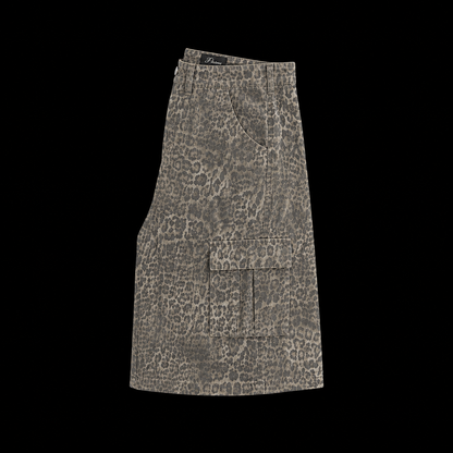 LEOPARD CARGO JORTS