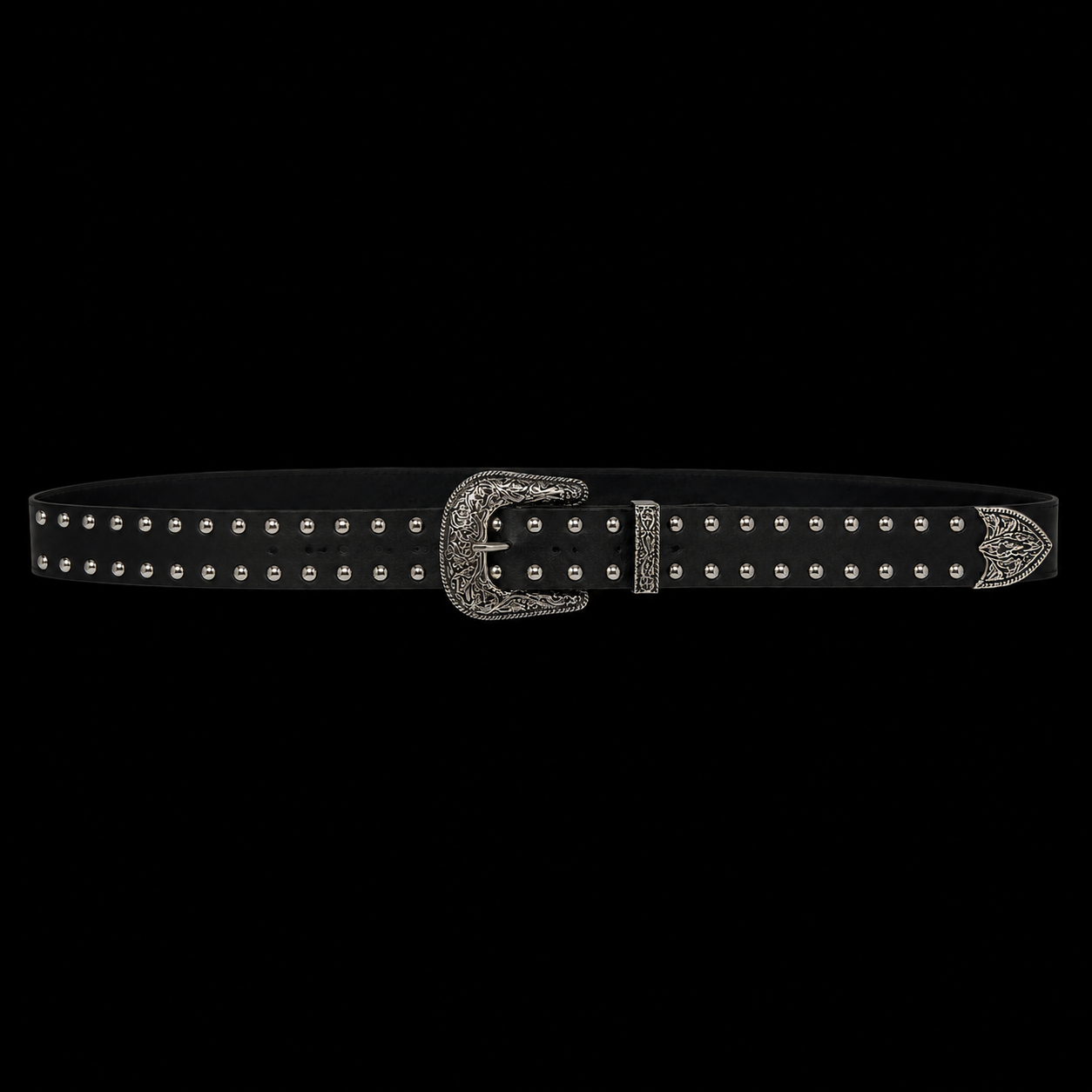 ROXY STUDDED LOW RISE SHORTS (BELT INCLUDED)