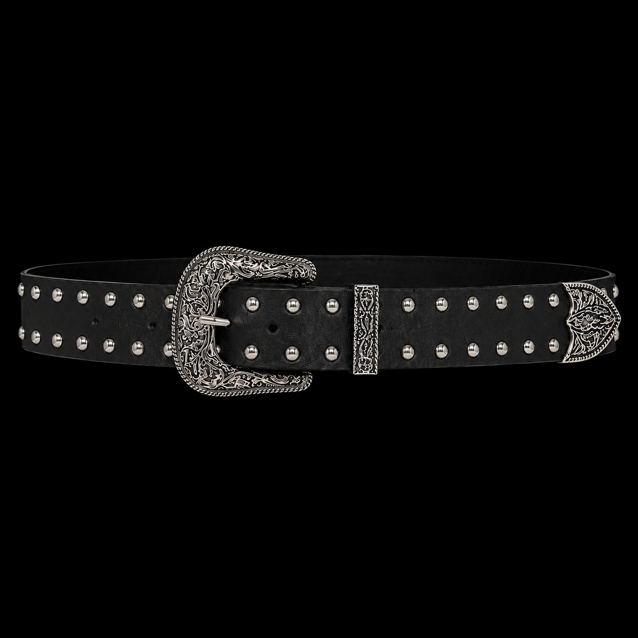 ROXY STUDDED LOW RISE SHORTS (BELT INCLUDED)