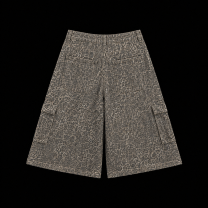 LEOPARD CARGO JORTS