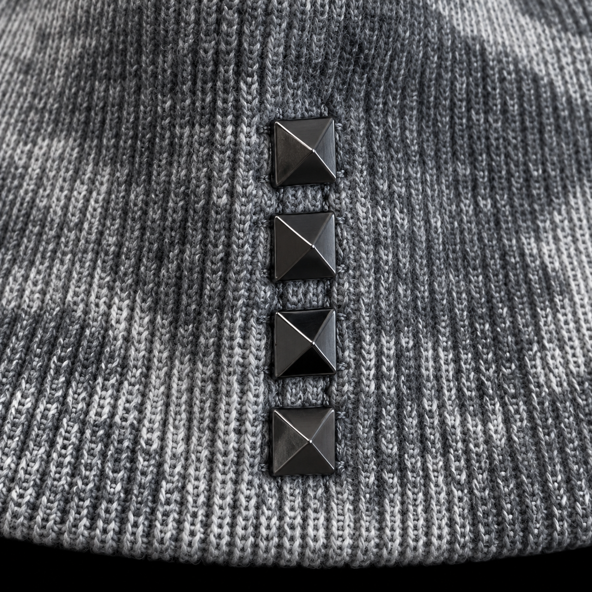 STUDDED CHEETAH BEANIE
