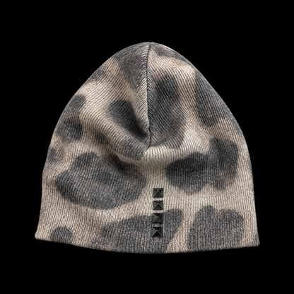 STUDDED CHEETAH BEANIE