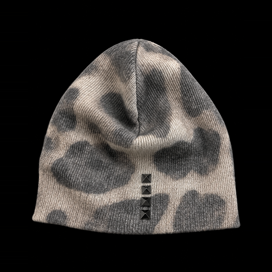 STUDDED CHEETAH BEANIE