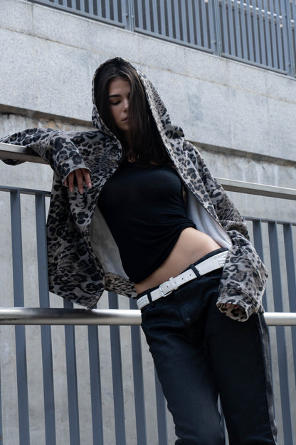 LEOPARD OBSESSION ZIP UP