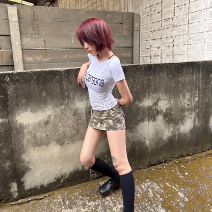 CAMO MINI SKORT