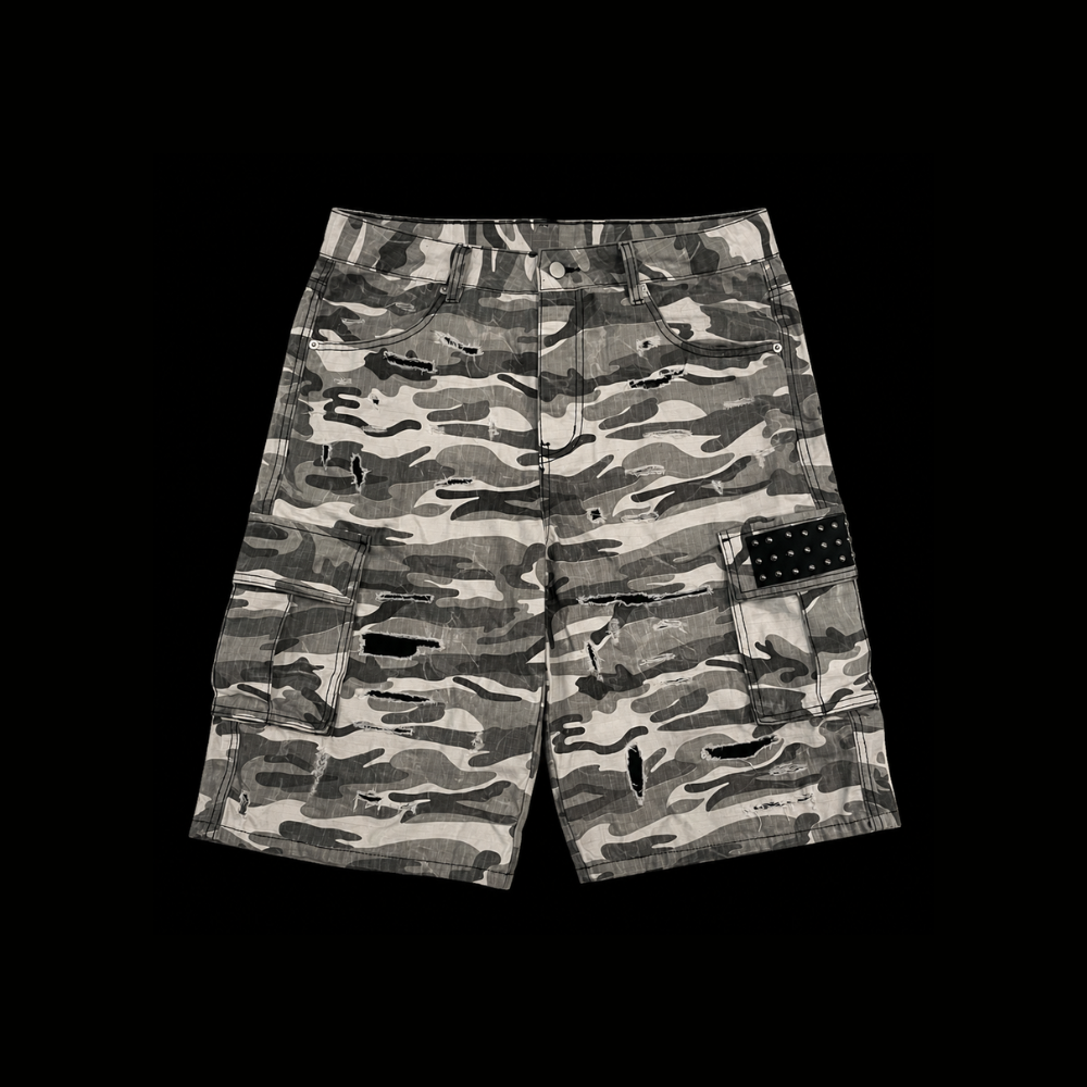 SNOW CAMO SHORTS