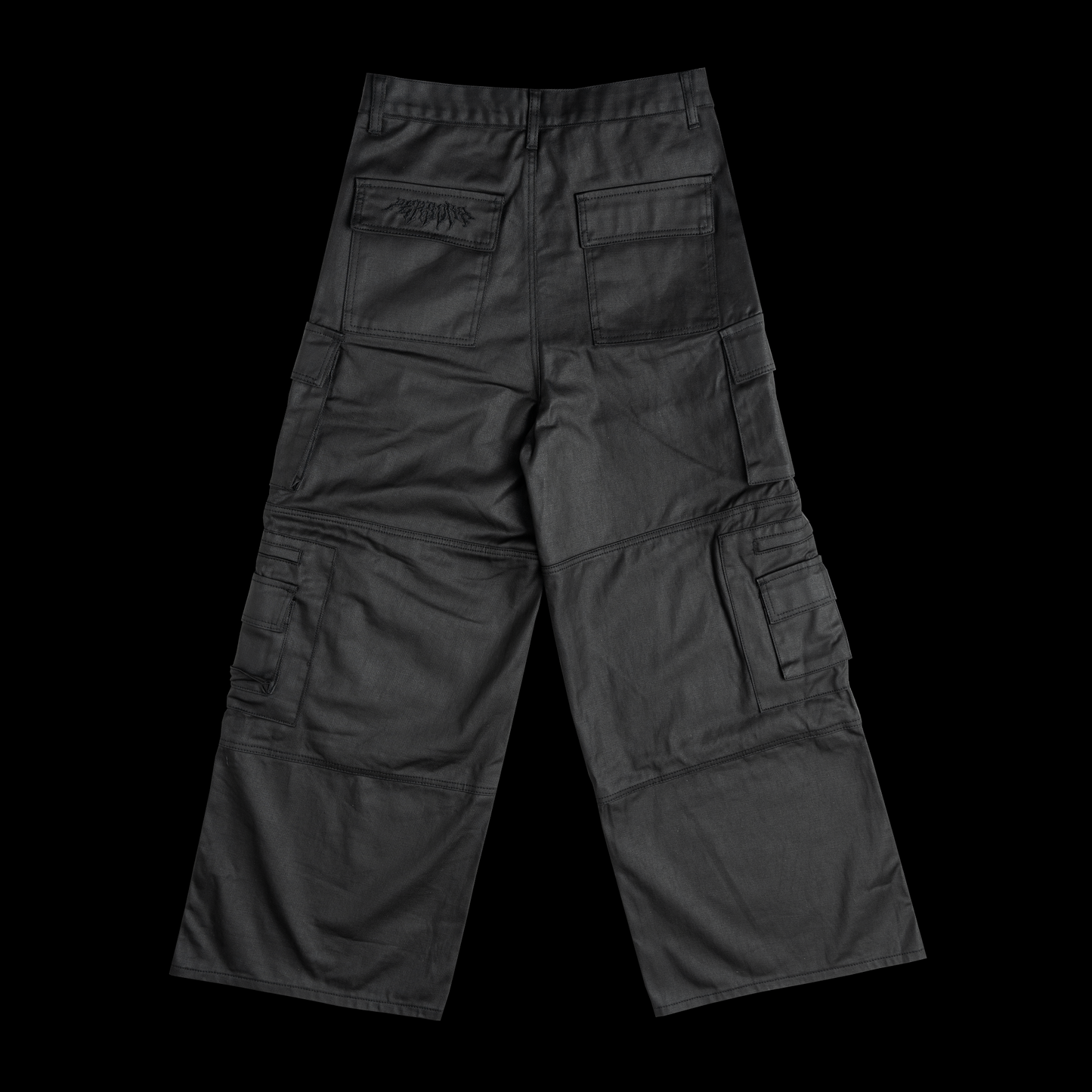 WAXED CARGO PANTS